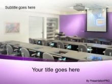 PowerPoint Templates - Training Room Violet